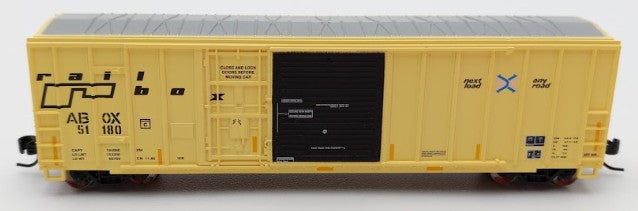 Athearn 24588 N Scale Railbox 50' FMC Exterior Post Combo Door Box Car #51180