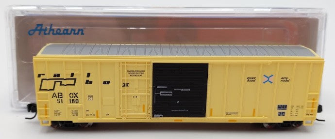 Athearn 24588 N Scale Railbox 50' FMC Exterior Post Combo Door Box Car #51180