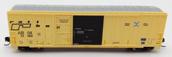 Athearn 24588 N Scale Railbox 50' FMC Exterior Post Combo Door Box Car #51180 EX/Box