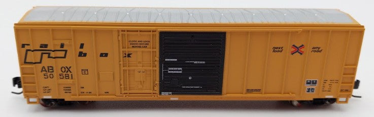 Athearn ATH20086 N Scale Railbox 50' FMC Ex-Post Combo Door Box Car #50581 EX/Box