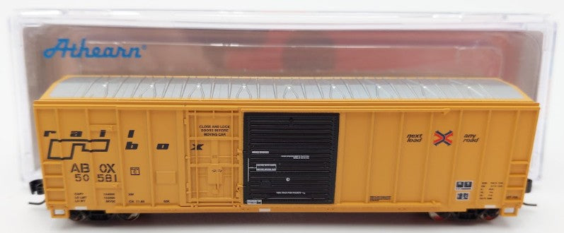 Athearn ATH20086 N Scale Railbox 50' FMC Ex-Post Combo Door Box Car #50581 EX/Box