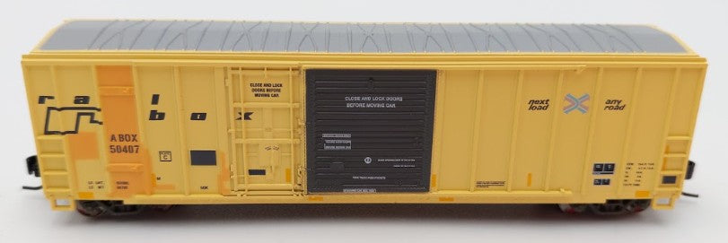 Athearn ATH20088 N Scale Railbox 50' FMC Ex-Post Combo Door Box Car #50407 LN/Box