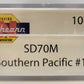 Athearn 10709 N Scale Southern Pacific SD70M Diesel Engine #9816 LN/Box