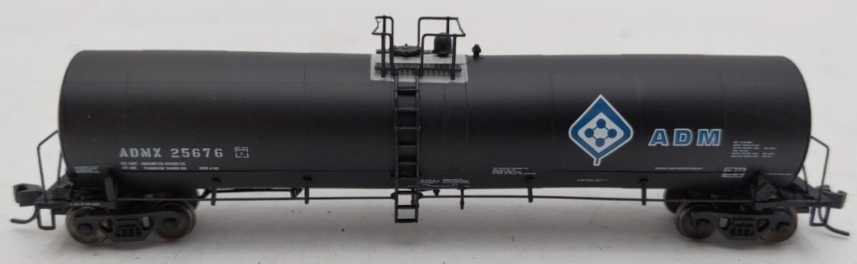 Atlas 50000249 N Scale ADM "Molecule" 25,500 Gallon Tank Car #25676 EX/Box