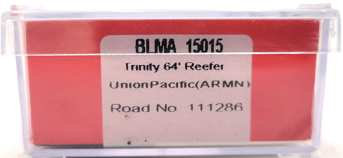 BLMA Models 15015 N UP/ARMN Trinity 64' Reefer #111286 EX/Box