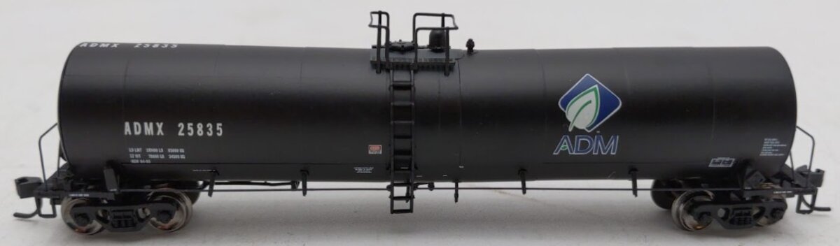 Atlas 50000707 N Scale ADM (Leaf Logo) Trinity 25,500 Gallon Tank Car #25835 EX/Box