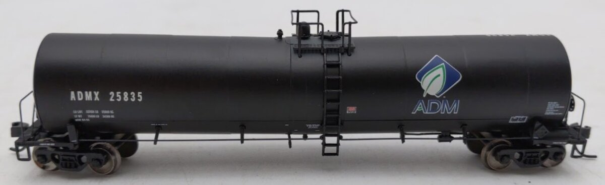 Atlas 50000707 N Scale ADM (Leaf Logo) Trinity 25,500 Gallon Tank Car #25835 EX/Box