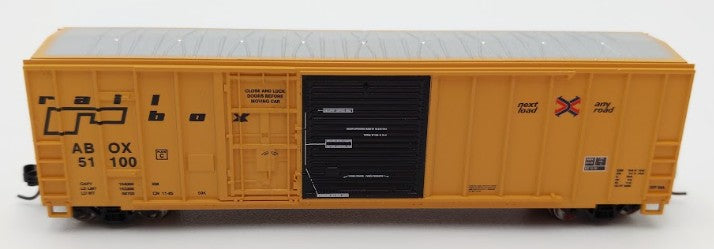 Athearn 24231 N Scale Railbox 50' FMC Exterior Post Combo Door Box Car #51100