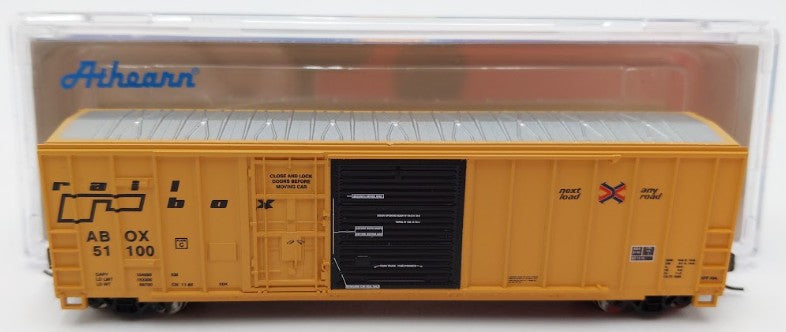 Athearn 24231 N Scale Railbox 50' FMC Exterior Post Combo Door Box Car #51100