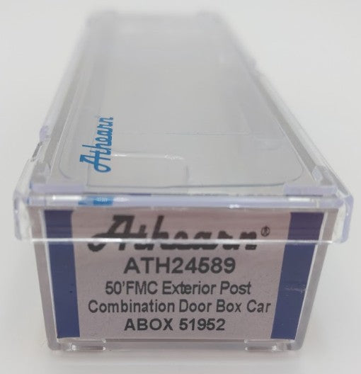 Athearn 24589 N Scale Railbox 50' FMC Exterior Post Combo Door Box Car #51952