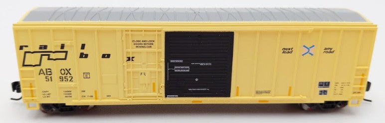 Athearn 24589 N Scale Railbox 50' FMC Exterior Post Combo Door Box Car #51952