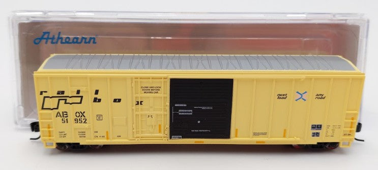 Athearn 24589 N Scale Railbox 50' FMC Exterior Post Combo Door Box Car #51952