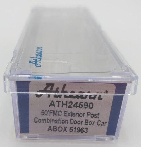 Athearn 24590 N Scale Railbox 50' FMC Exterior Post Combo Door Box Car #51963 LN/Box