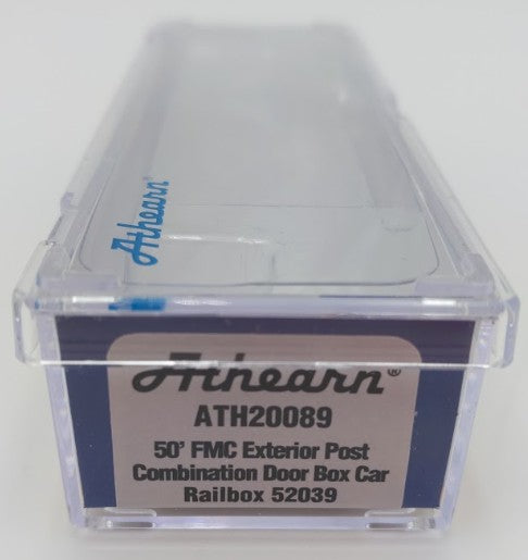 Athearn ATH20089 N Scale 50' FMC Ex-Post Combo Door Box Car RBOX #52039 EX/Box