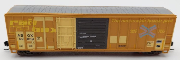 Athearn ATH20089 N Scale 50' FMC Ex-Post Combo Door Box Car RBOX #52039 EX/Box