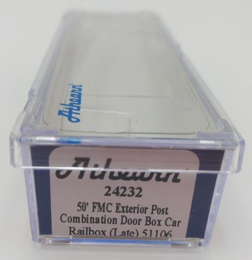 Athearn 24232 N Scale Railbox 50' FMC Exterior Post Combo Door Box Car #51106