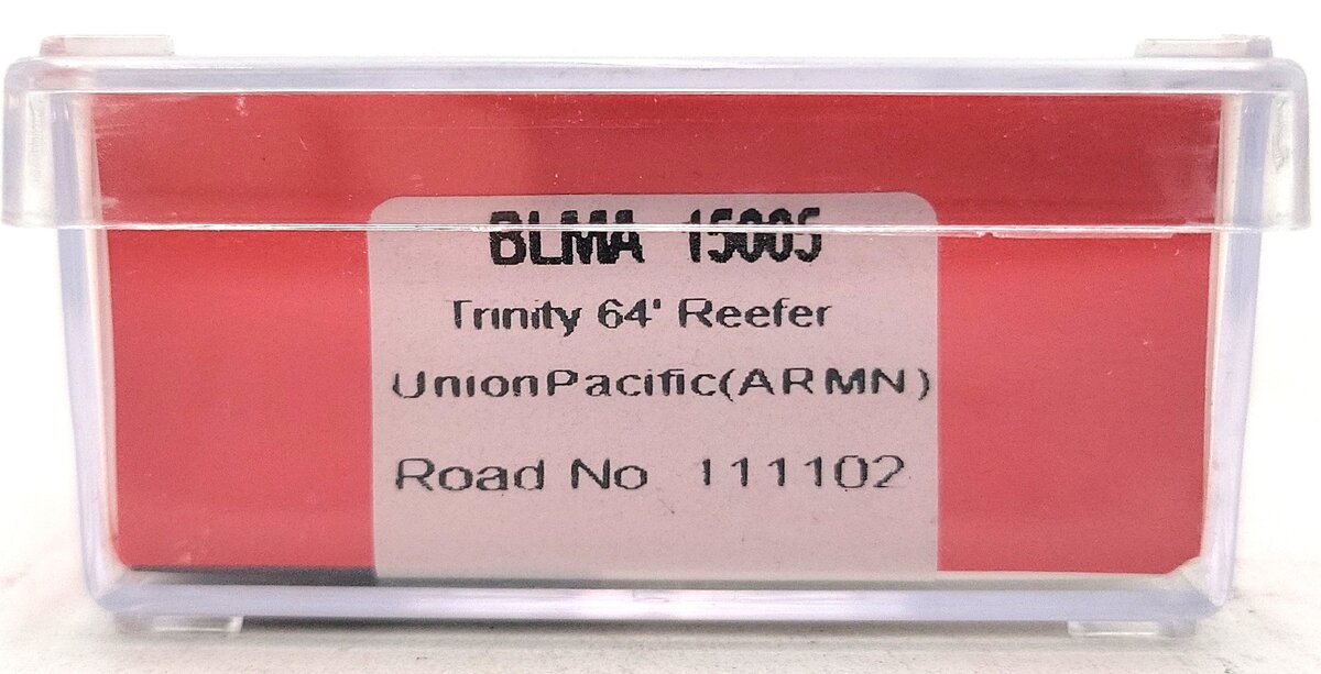 BLMA Models 15005 N Union Pacific Trinity 64' Reefer #111102 LN/Box
