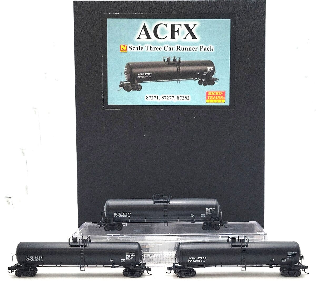 Micro-Trains 99300128 N Scale ACFX Three Car Tank Runner Pack LN/Box