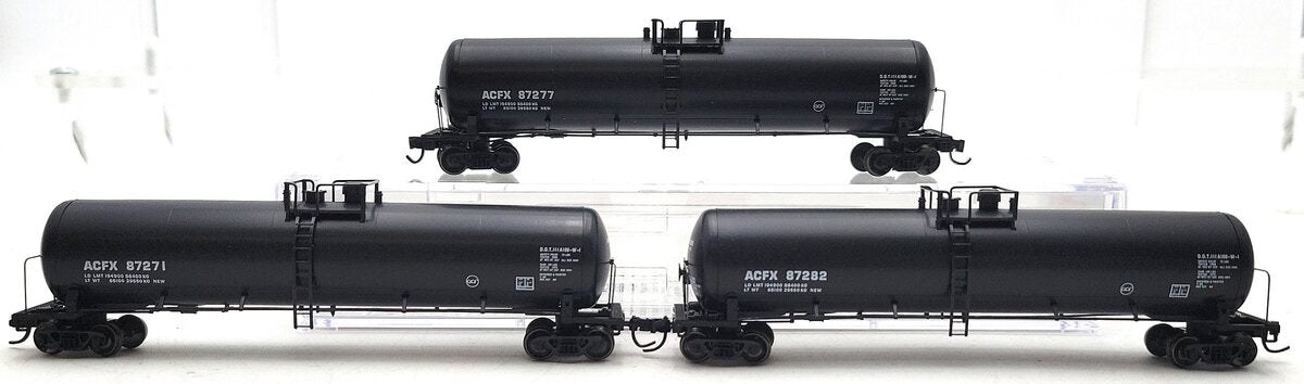 Micro-Trains 99300128 N Scale ACFX Three Car Tank Runner Pack LN/Box
