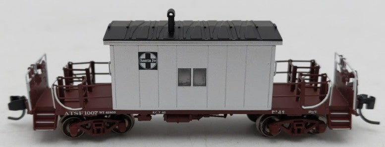 Bluford Shops 24181 N Scale Santa Fe Short Roof Transfer Caboose #1007 LN/Box