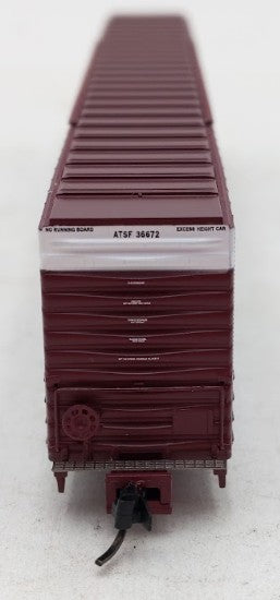 Bluford Shops 86600 N Scale ATSF PS 86' Auto Parts Double Door Boxcar #36672 EX/Box