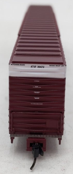 Bluford Shops 86600 N Scale ATSF PS 86' Auto Parts Double Door Boxcar #36672 EX/Box