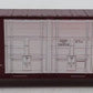 Bluford Shops 86600 N Scale ATSF PS 86' Auto Parts Double Door Boxcar #36672 EX/Box