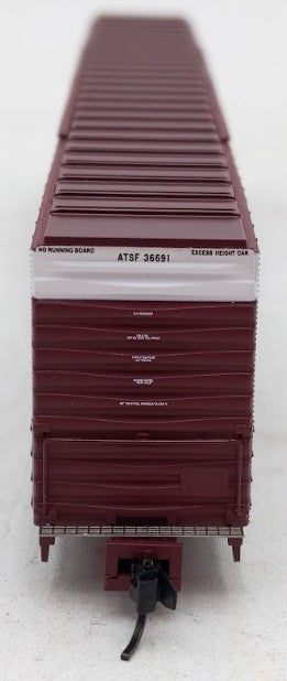 Bluford Shops 86605 N Scale ATSF PS 86' Auto Parts Double Door Boxcar #36691 EX/Box