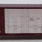 Bluford Shops 86605 N Scale ATSF PS 86' Auto Parts Double Door Boxcar #36691 EX/Box