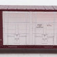 Bluford Shops 86601 N Scale ATSF PS 86' Auto Parts Double Door Boxcar #36706 EX/Box