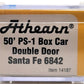 Athearn 14187 N Santa Fe 50' PS-1 Double Door Box #6842 EX/Box