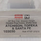 Micro-Trains 10300030 N ATSF 60' Excess Height Double Plug Door Boxcar #37575 LN/Box
