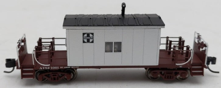 Bluford Shops 24180 N Scale Santa Fe Short Roof Transfer Caboose #1001 EX/Box