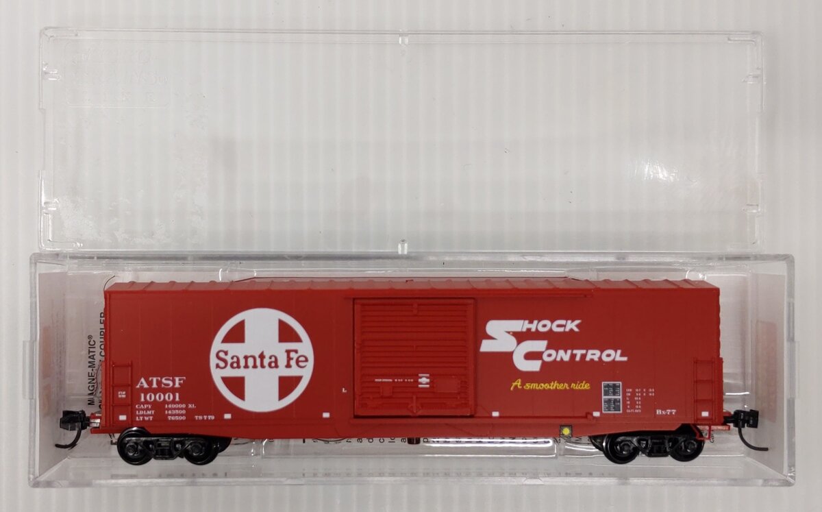 Micro-Trains 18000380 N Atchison, Topeka and Santa Fe 50' Boxcar #10001