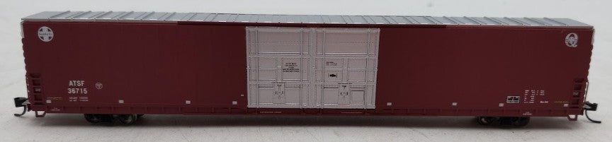 Bluford Shops 86361 N Scale Santa Fe Double Door Auto Parts Boxcar #36715 EX/Box