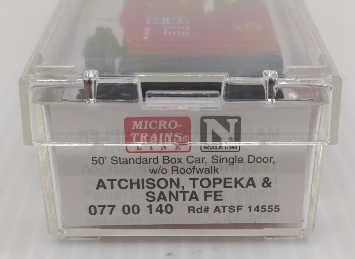Micro-Trains 07700140 N ATSF 50' Standard Single Door Boxcar #14555 LN/Box