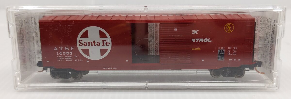 Micro-Trains 07700140 N ATSF 50' Standard Single Door Boxcar #14555 LN/Box