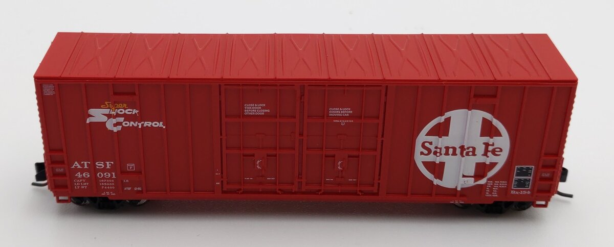 InterMountain 6133006-06 N Scale Santa Fe Double Door Boxcar #46091 LN/Box