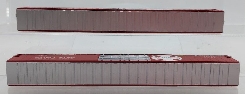 Bluford Shops 86492 N Santa Fe 86' Double Door Auto Parts Boxcar (Set of 2) EX/Box