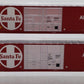Bluford Shops 86492 N Santa Fe 86' Double Door Auto Parts Boxcar (Set of 2) EX/Box