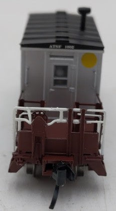 Bluford Shops 24380 N Scale Santa Fe Short Roof Transfer Caboose #1002 EX/Box
