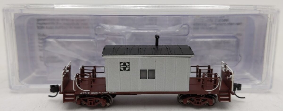 Bluford Shops 24380 N Scale Santa Fe Short Roof Transfer Caboose #1002 EX/Box