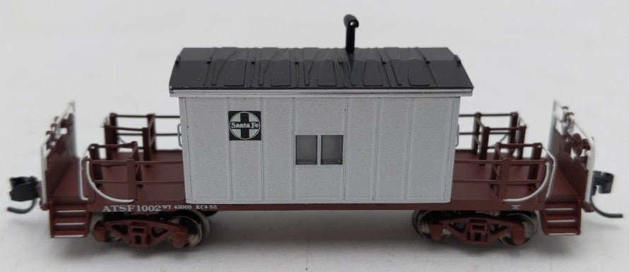 Bluford Shops 24380 N Scale Santa Fe Short Roof Transfer Caboose #1002 EX/Box