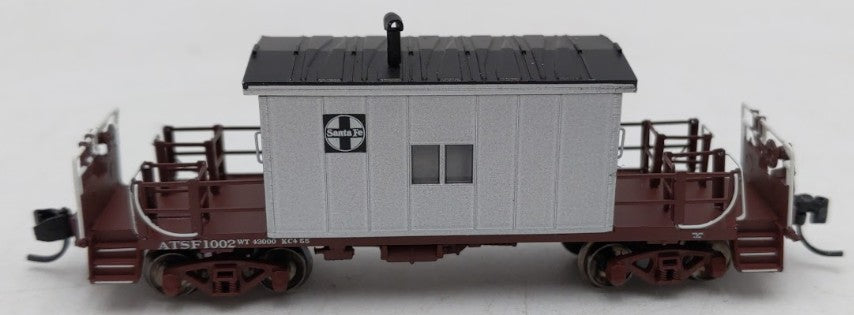 Bluford Shops 24380 N Scale Santa Fe Short Roof Transfer Caboose #1002 EX/Box
