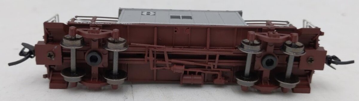 Bluford Shops 24380 N Scale Santa Fe Short Roof Transfer Caboose #1002 EX/Box