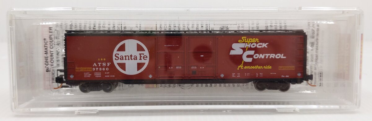 Micro-Trains 12200062 N Santa Fe Greenville 60' Double-Door Boxcar #37360 LN/Box