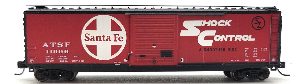 Athearn 6976 N Santa Fe 50' PS-1 Single Door Box #11996 LN/Box