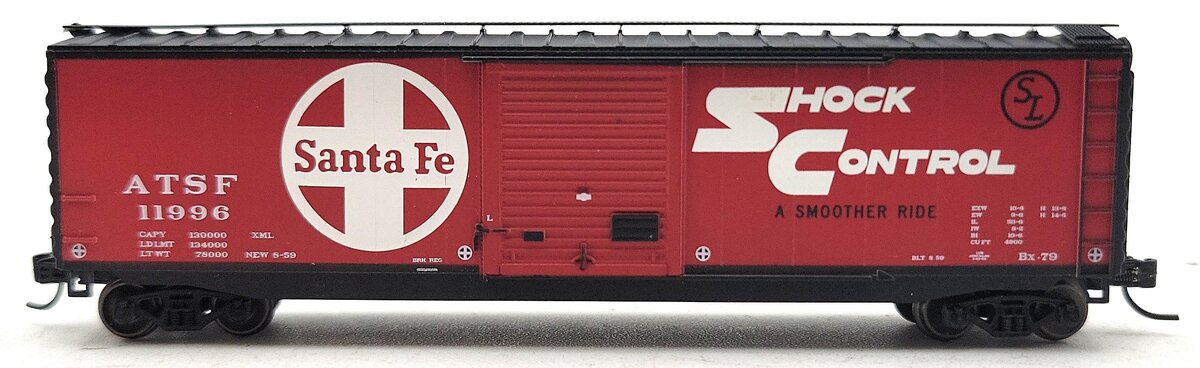 Athearn 6976 N Santa Fe 50' PS-1 Single Door Box #11996 LN/Box