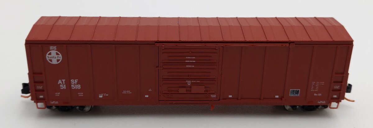 North American Railcar Corp. 11-13003001-04 N Scale ATSF Santa Fe Boxcar #51518 LN/Box