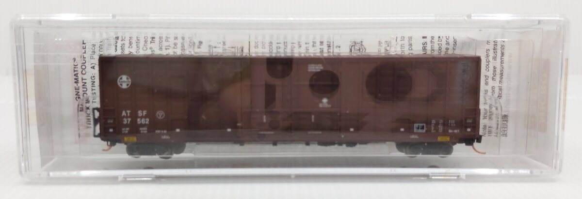 Micro-Trains 10300061 N ATSF 60' Excess Height Double Plug Door Boxcar #37562 LN/Box